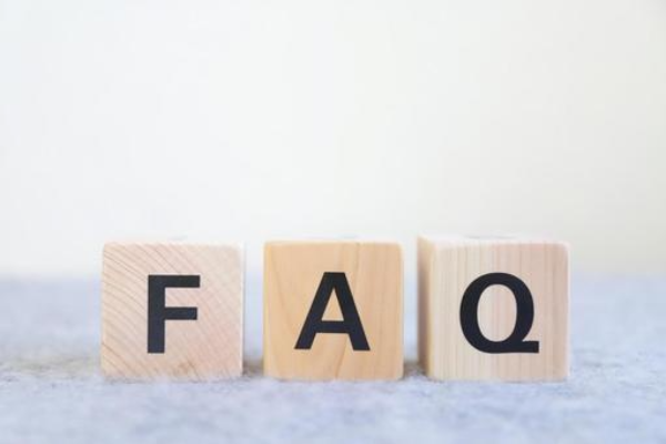 FAQと書かれた文字